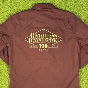HARLEY-DAVIDSON 120th Anniversary Size Large Riding Jacket Red Clay 97190-23VM